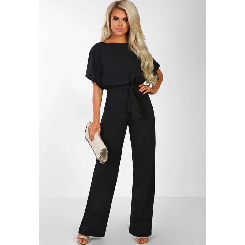 Straight-Leg jumpsuit
