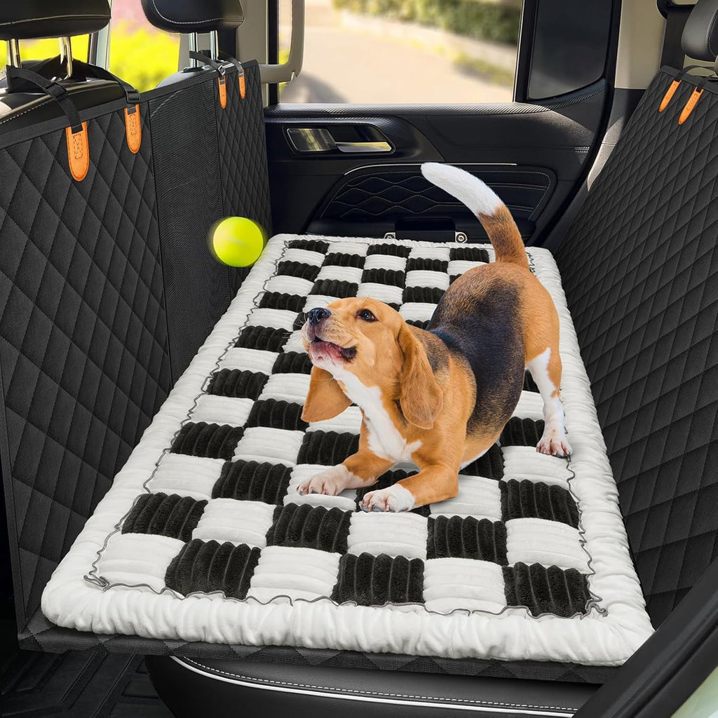 Plush Non-Slip Car Back Seat Pet Mat Cover
