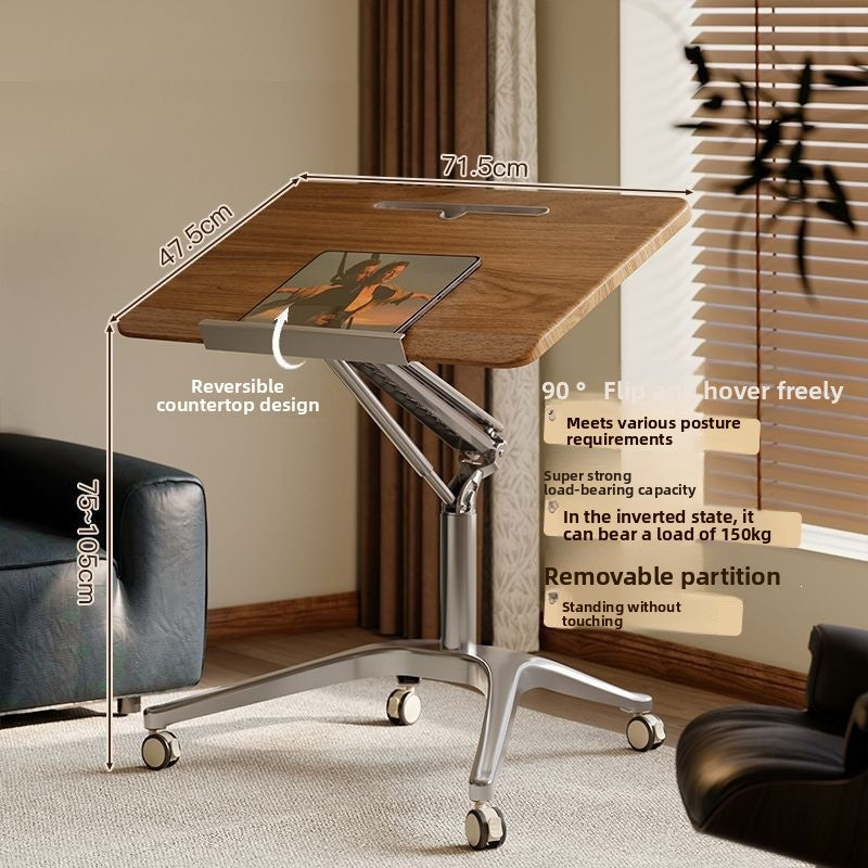 Pneumatic Height Adjustable Computer Desk