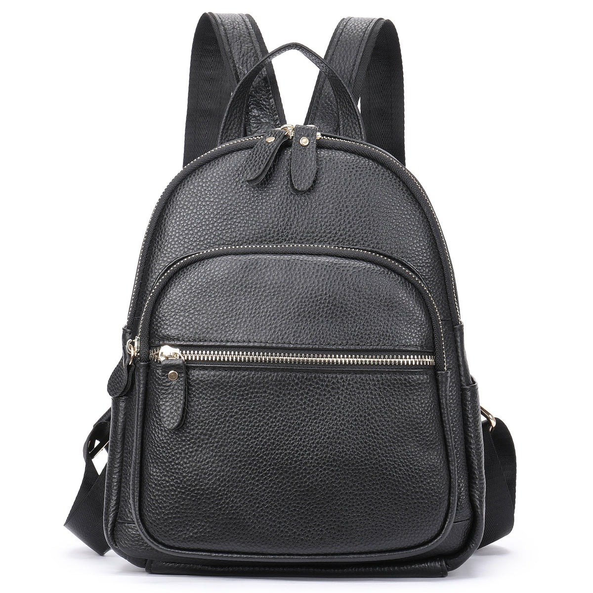 Women's double-shoulder bag, soft leather commuter bag