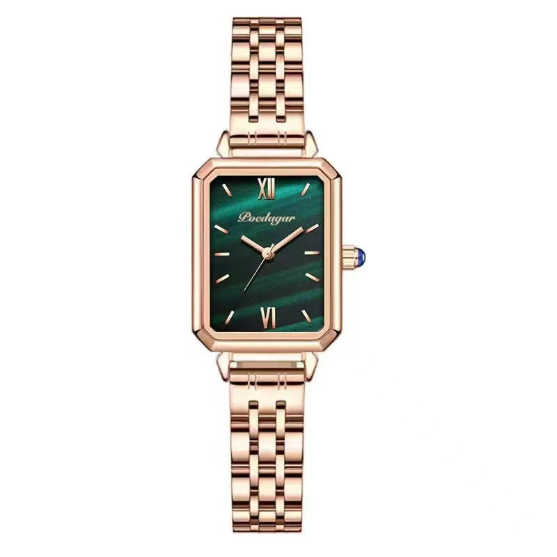 Elegant Square Ladies Quartz Watch