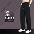 Men's Ice Silk Straight-Leg Casual Pants