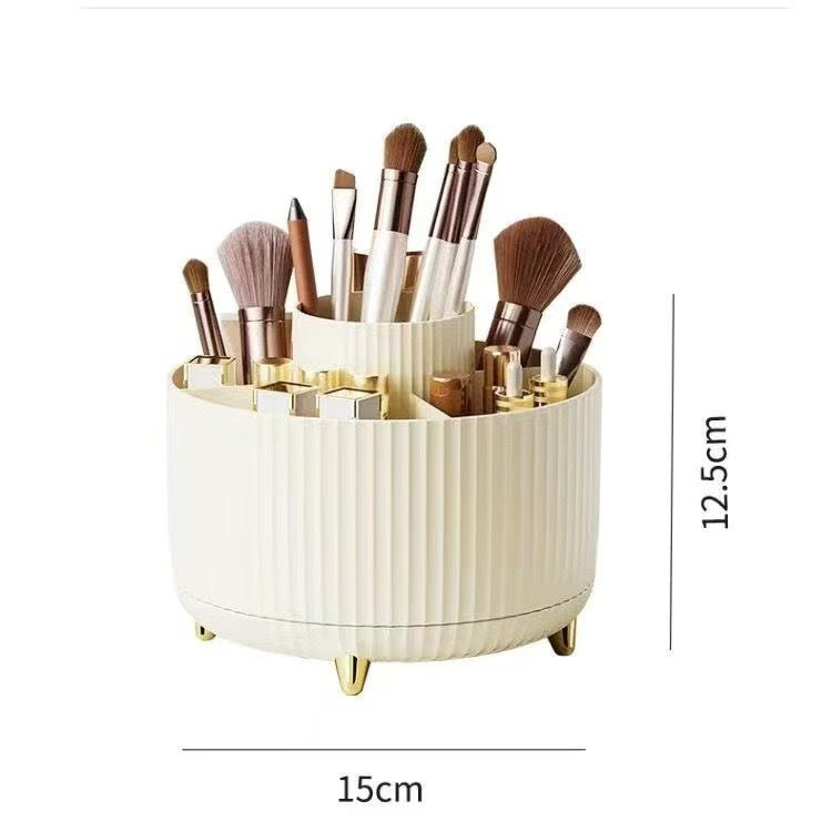 Desktop Rotary Cosmetic Brush Storage Cylinder Cosmetic Rack