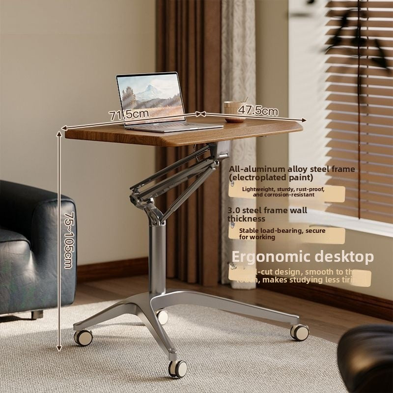 Pneumatic Height Adjustable Computer Desk