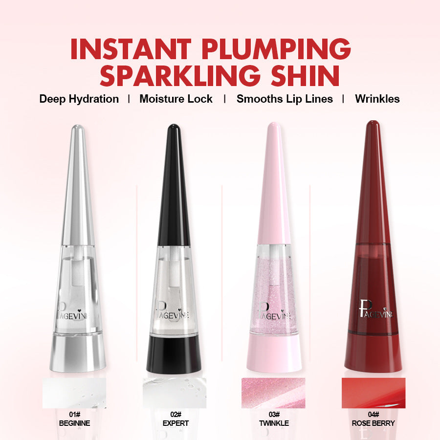 Lip volumizer doodle lip exfoliating and moisturizing lip oil