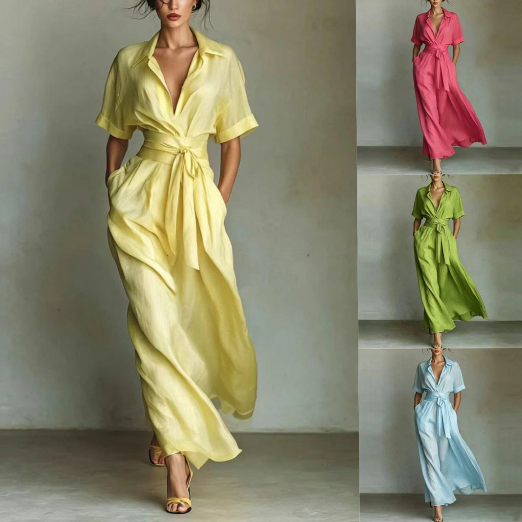 Elegant Chiffon A-Line Dress