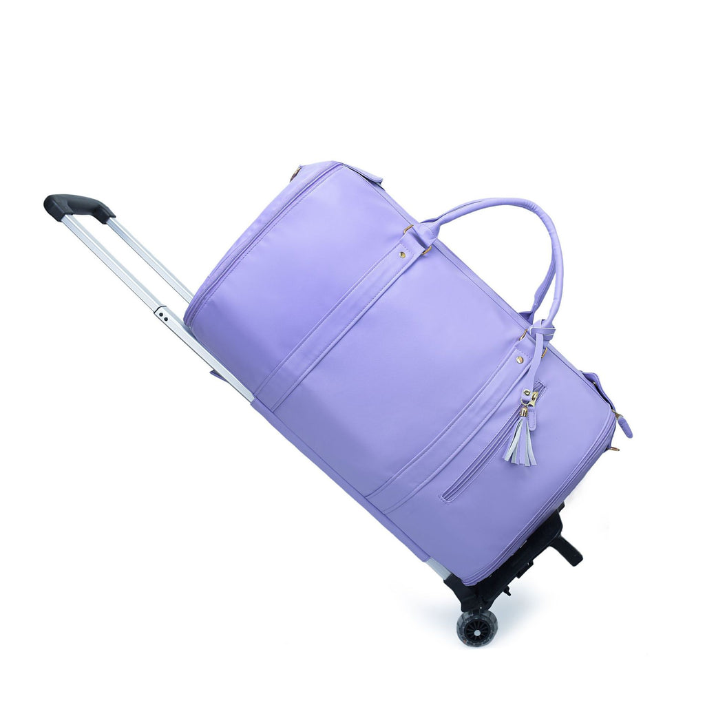 Women Foldable PU Travel Bag Large Capacity