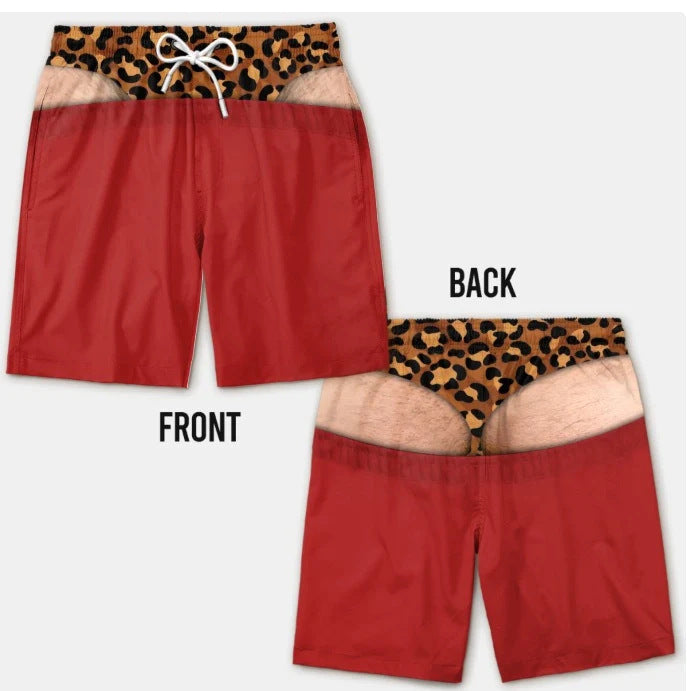 Mens Loose Breathable Beach Shorts