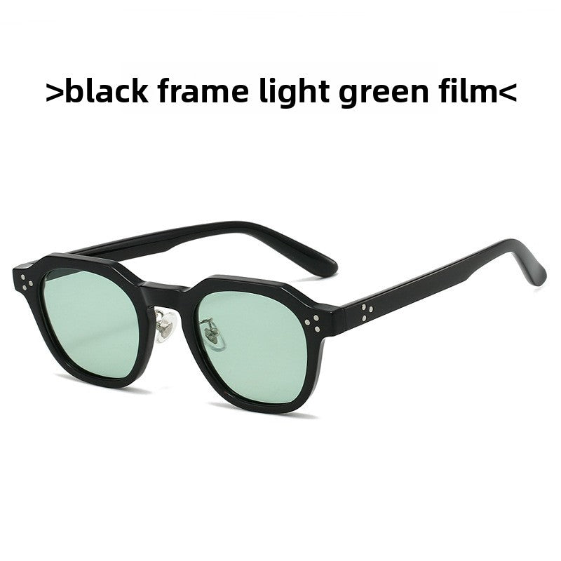 TR90 Geometric Polarized Sunglasses UV400 Protection