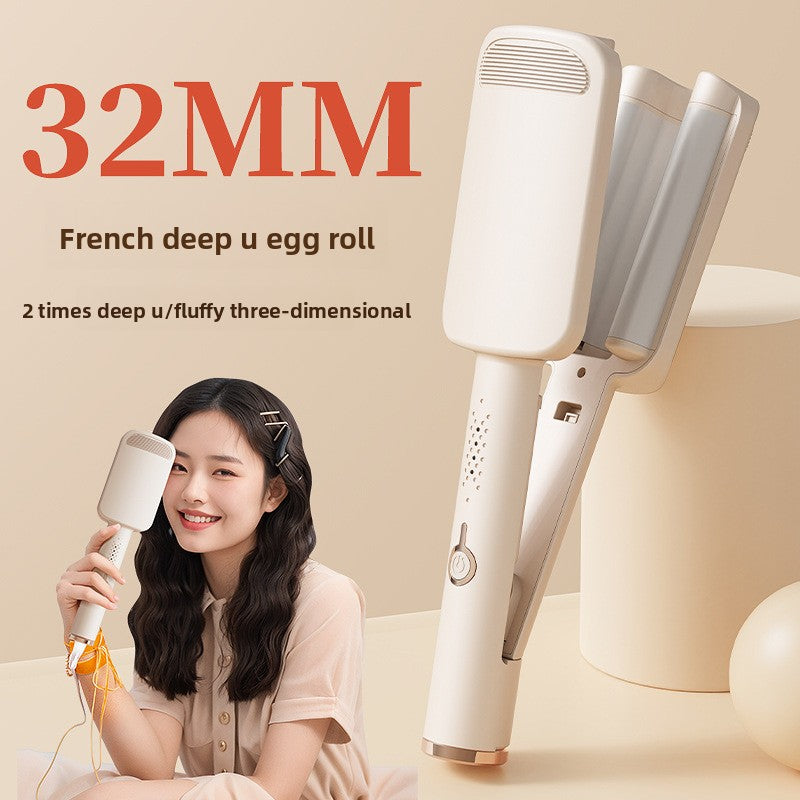 32mm French Egg Roll Curling Rod Water Wave Large Wave Splint