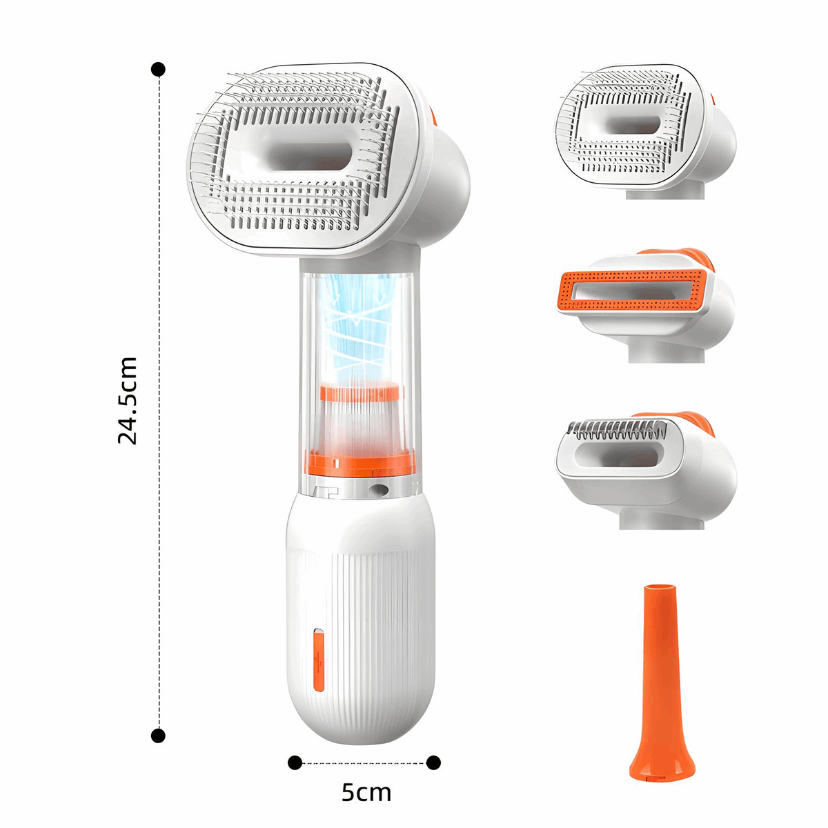 4-in-1 Electric Pet Hair Removal Brush