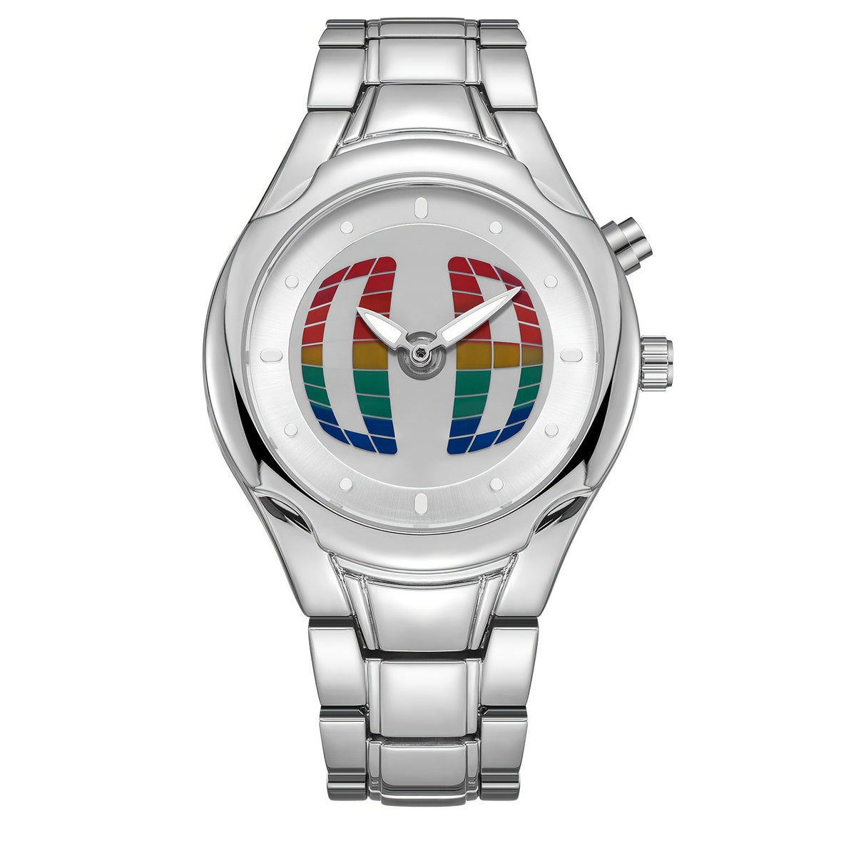 Fashionable Mens Vintage Dual Display Quartz Watch