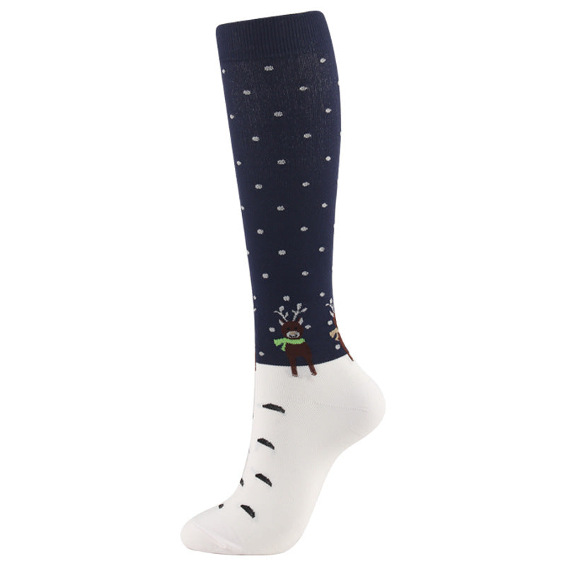 Christmas Compression Socks with Festive Designs