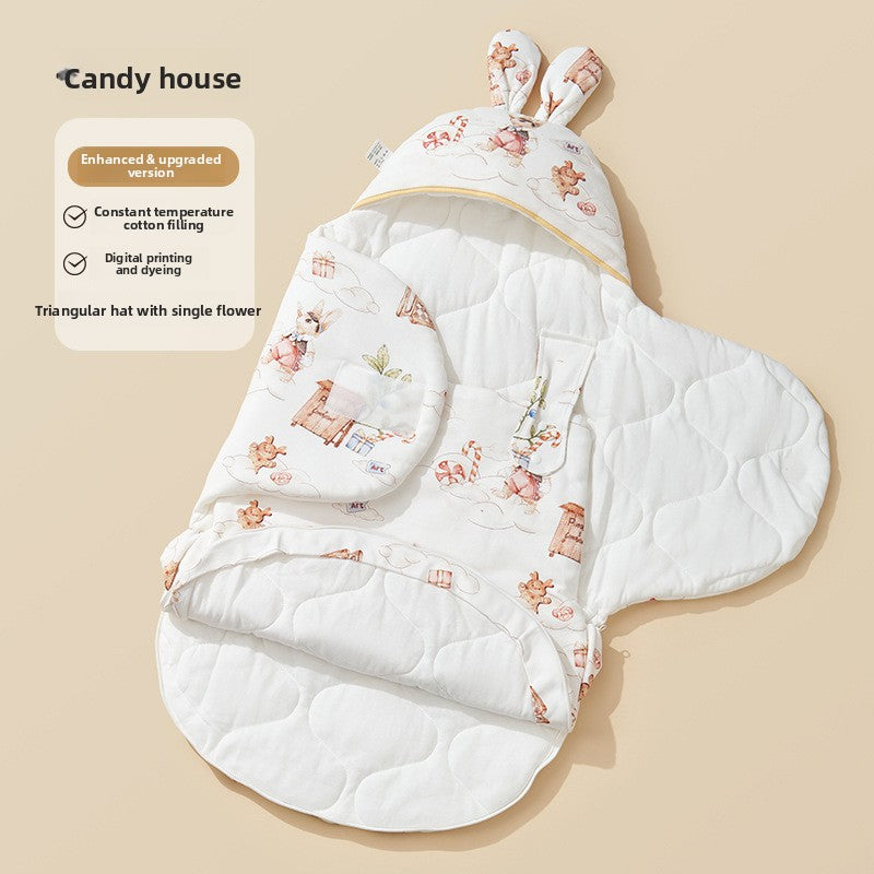 Newborn Cotton Sleeping Bag Swaddle Blanket