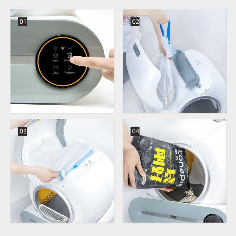 Smart cat litter box