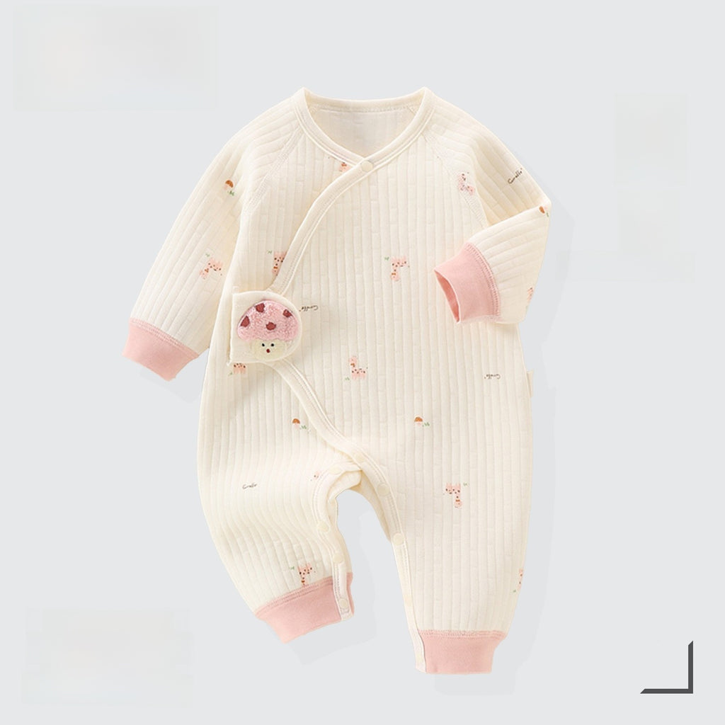 Baby Quilted Jumpsuit Winter Warm Clothing