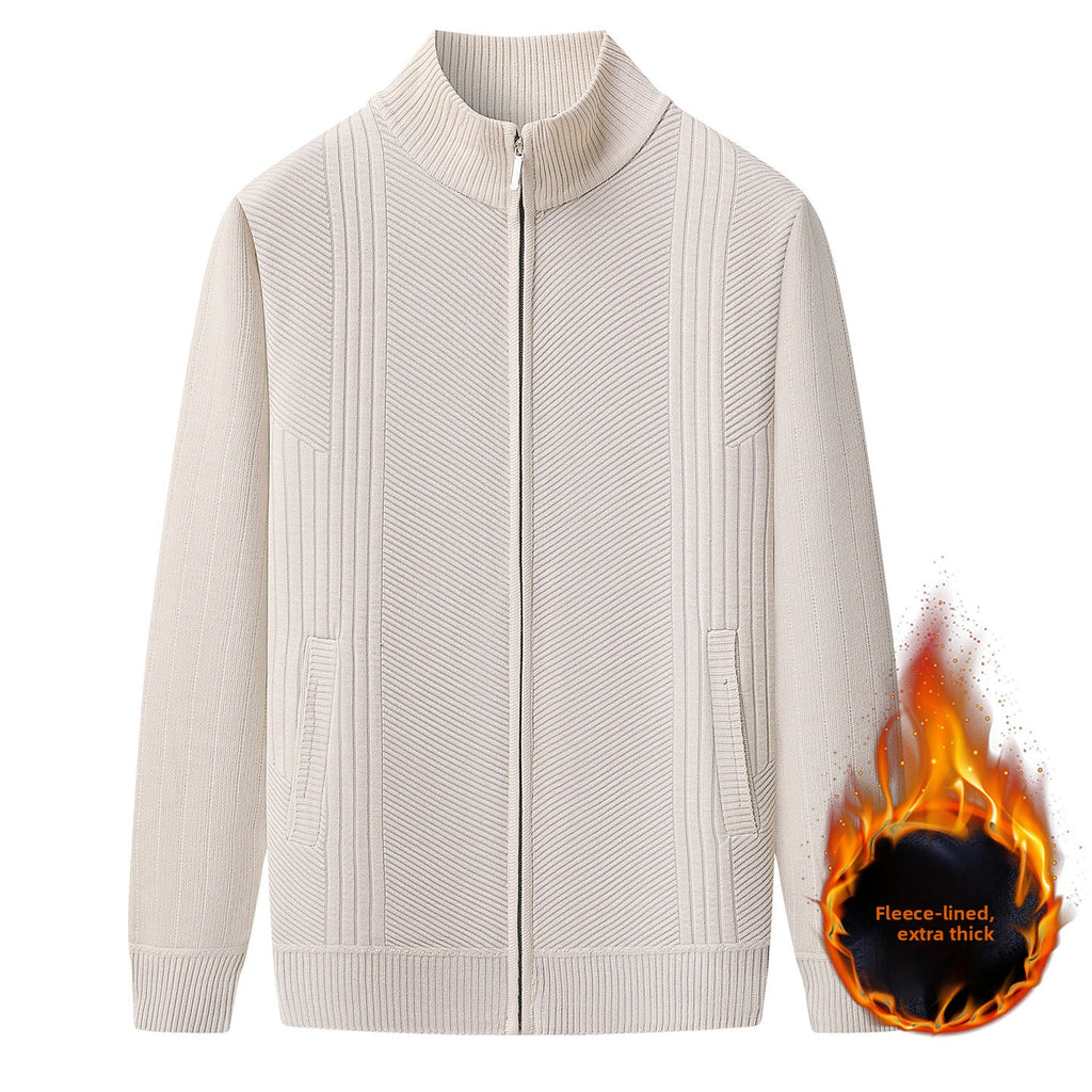 Men's thick and warm pullover sweater