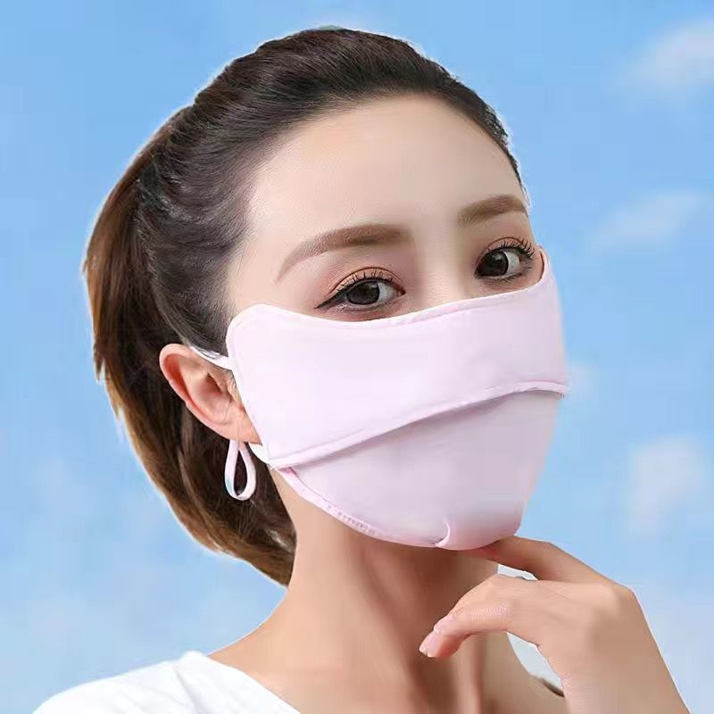 Ice Silk Protective Face Mask with UV Defense