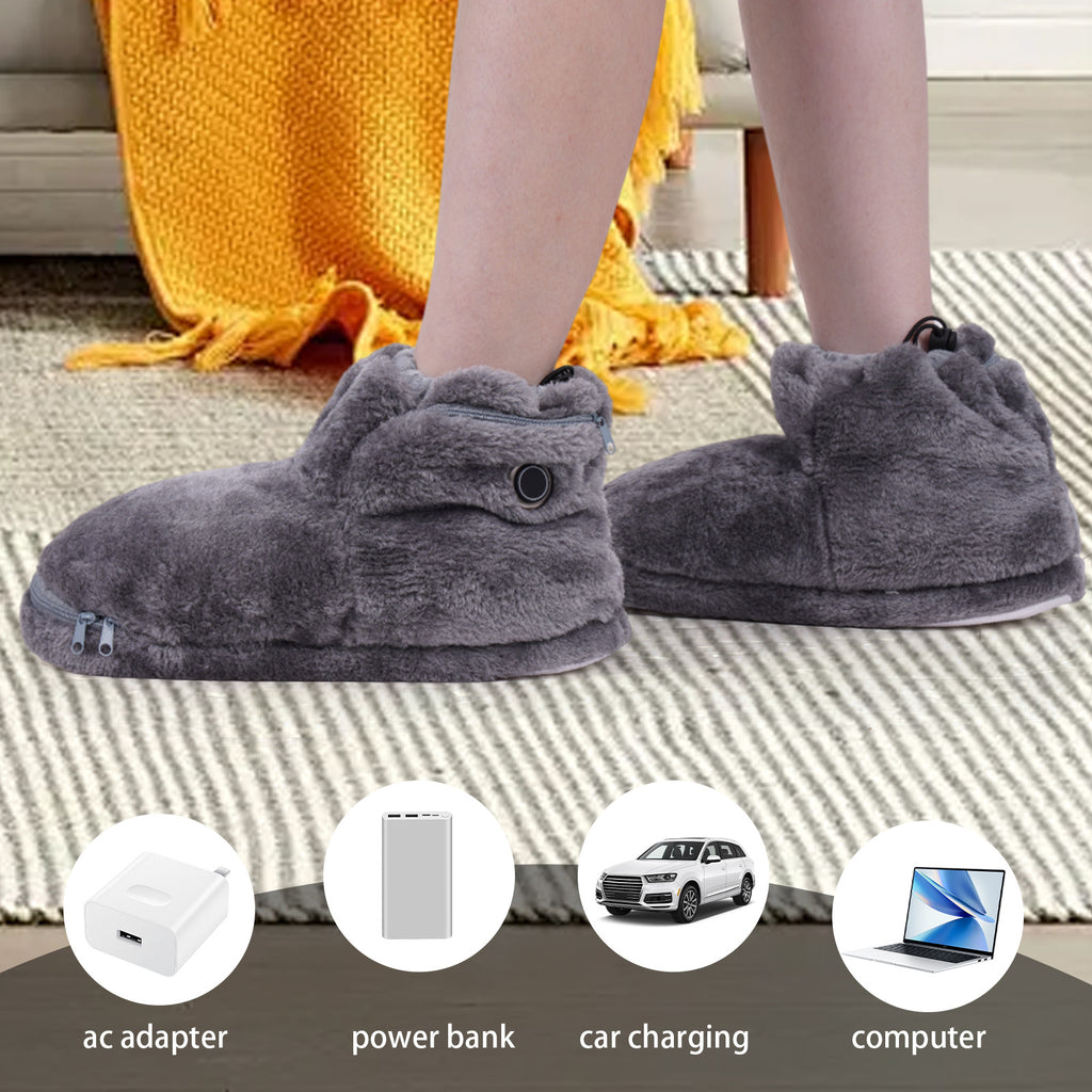 USB portable heating boots