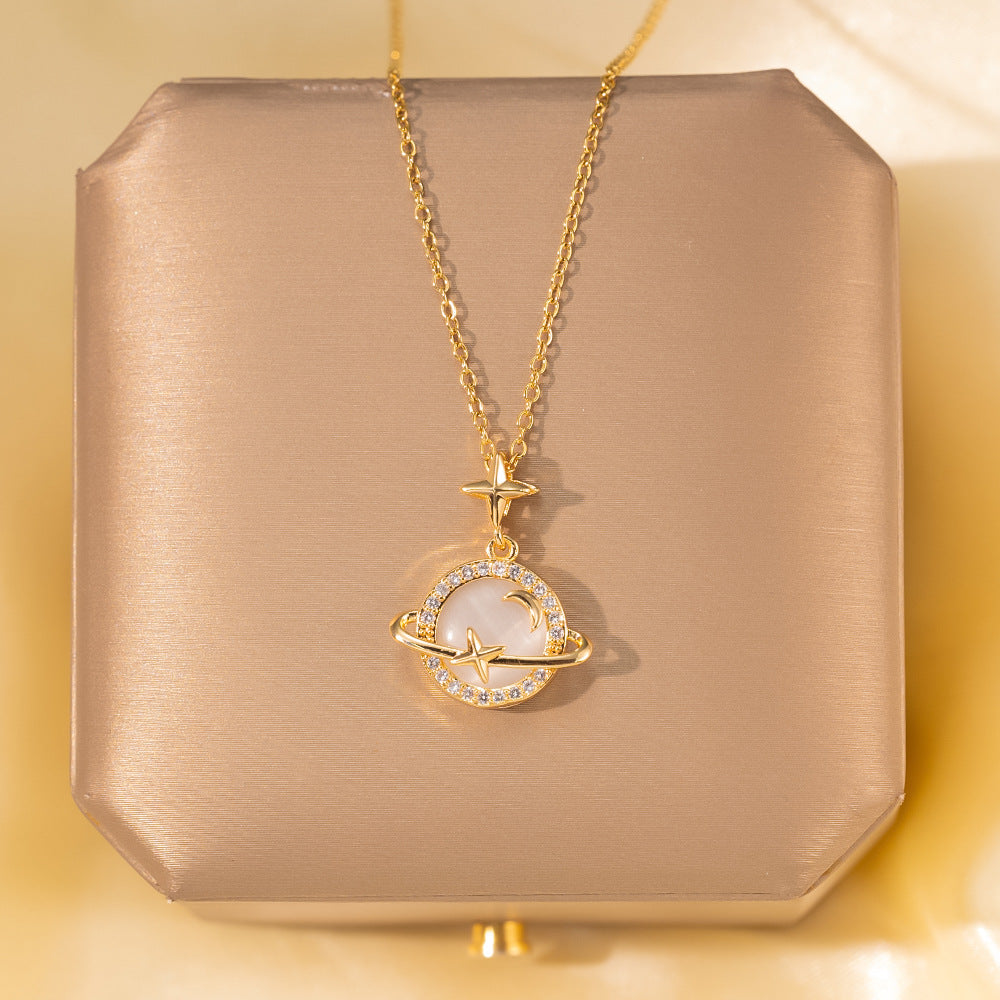 Minimalist Titanium Steel Clavicle Necklace