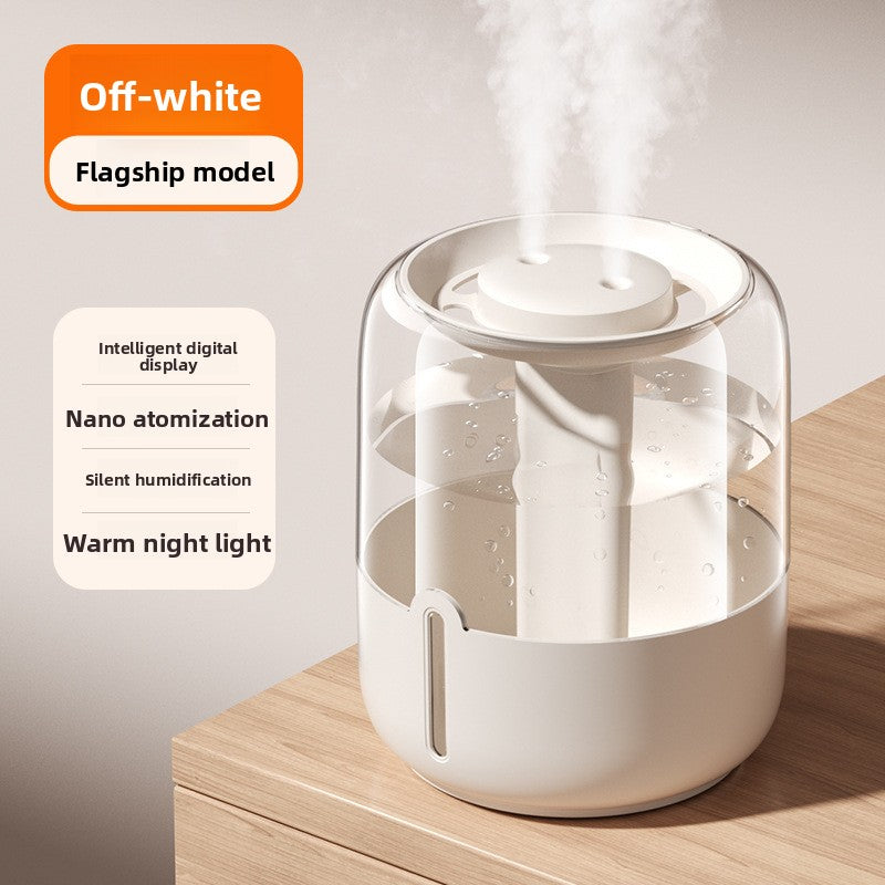 6.8L USB Desktop Humidifier with Night Light and Dual Spray