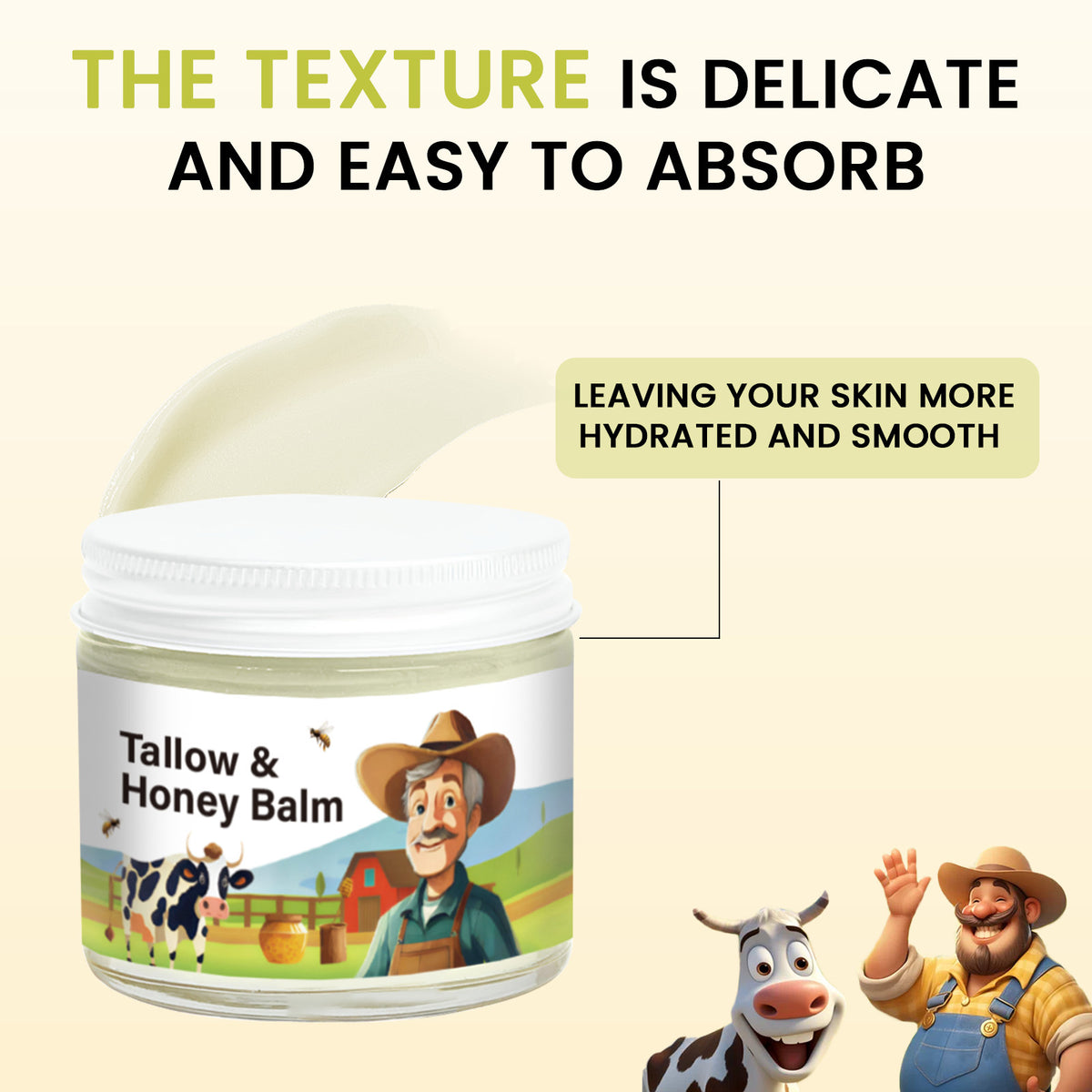 Moisturizing Beef Tallow Skin Cream