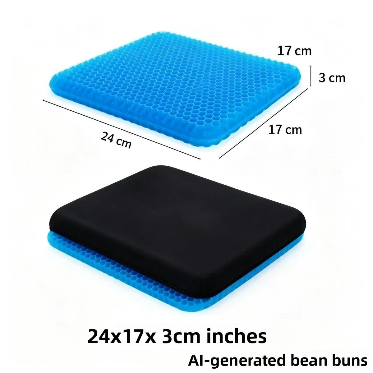 honeycomb gel seat cushion