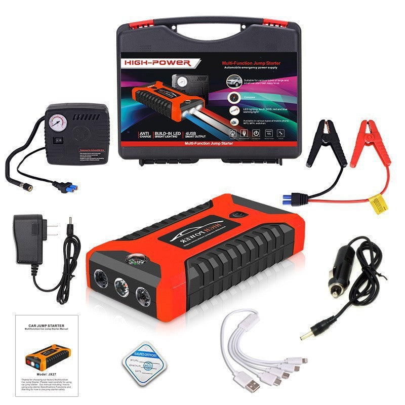 Car emergency start power supply air pump integrated machine battery