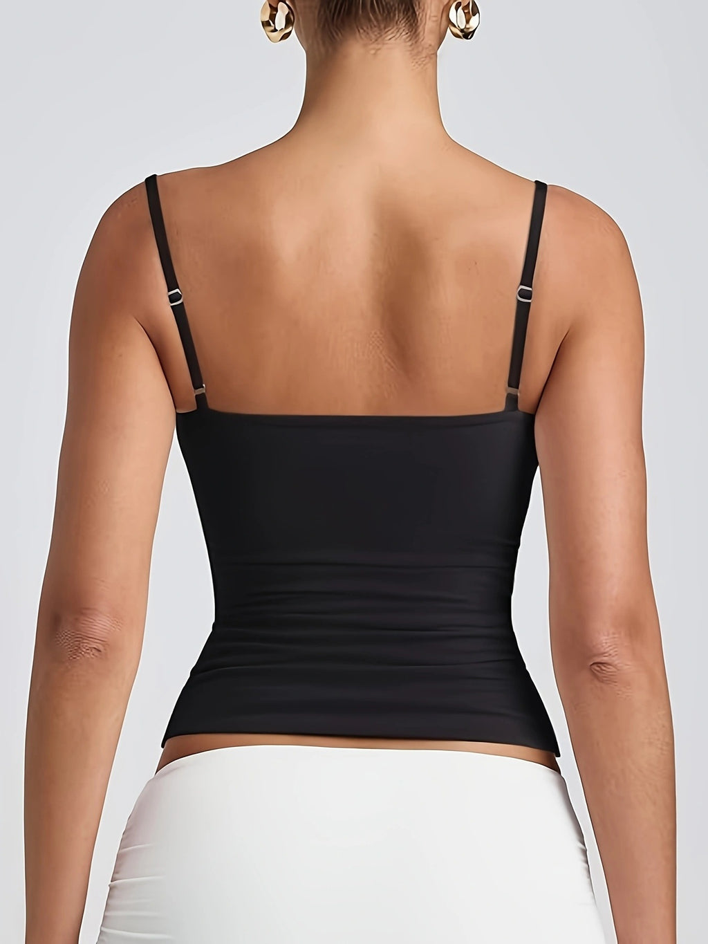 Adjustable Strap Camisole Tops