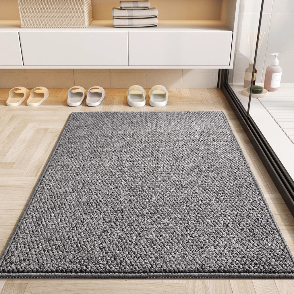 Absorbent Non-Slip Sisal Bathroom Doormat