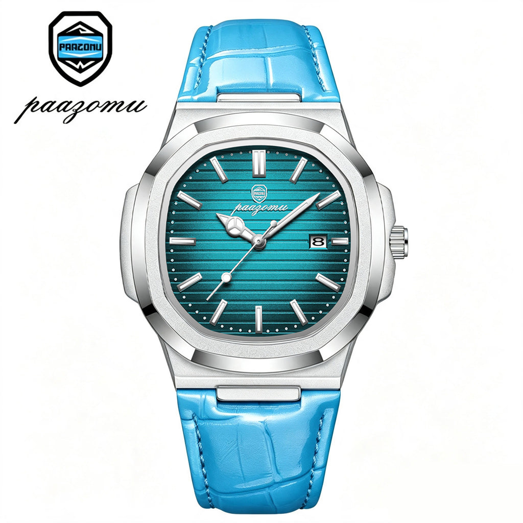 Men's quartz stainless steel watch