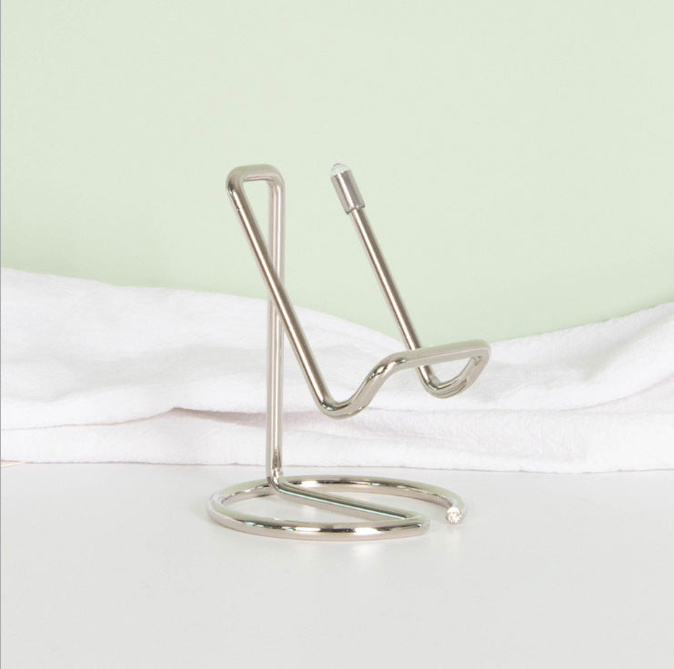 Popular Iron Mobile Phone Holder Lazy Desktop Metal Holder Dual-Purpose Creative Business Card Holder Factory Spot Wholesale