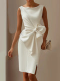 Bow Decorated Tank Dress