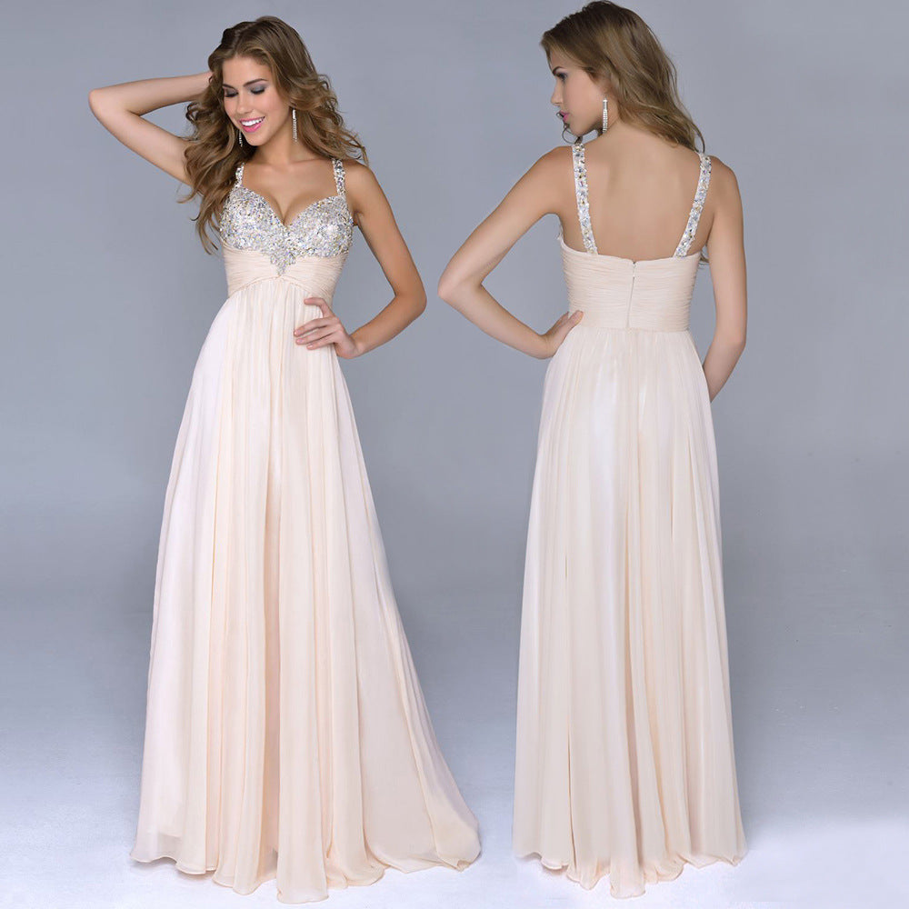 Women's Sequin Chiffon Evening Dress