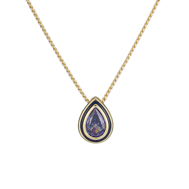 Rainbow Sugar Necklace Dopamine Gem All-Match Niche Accessories