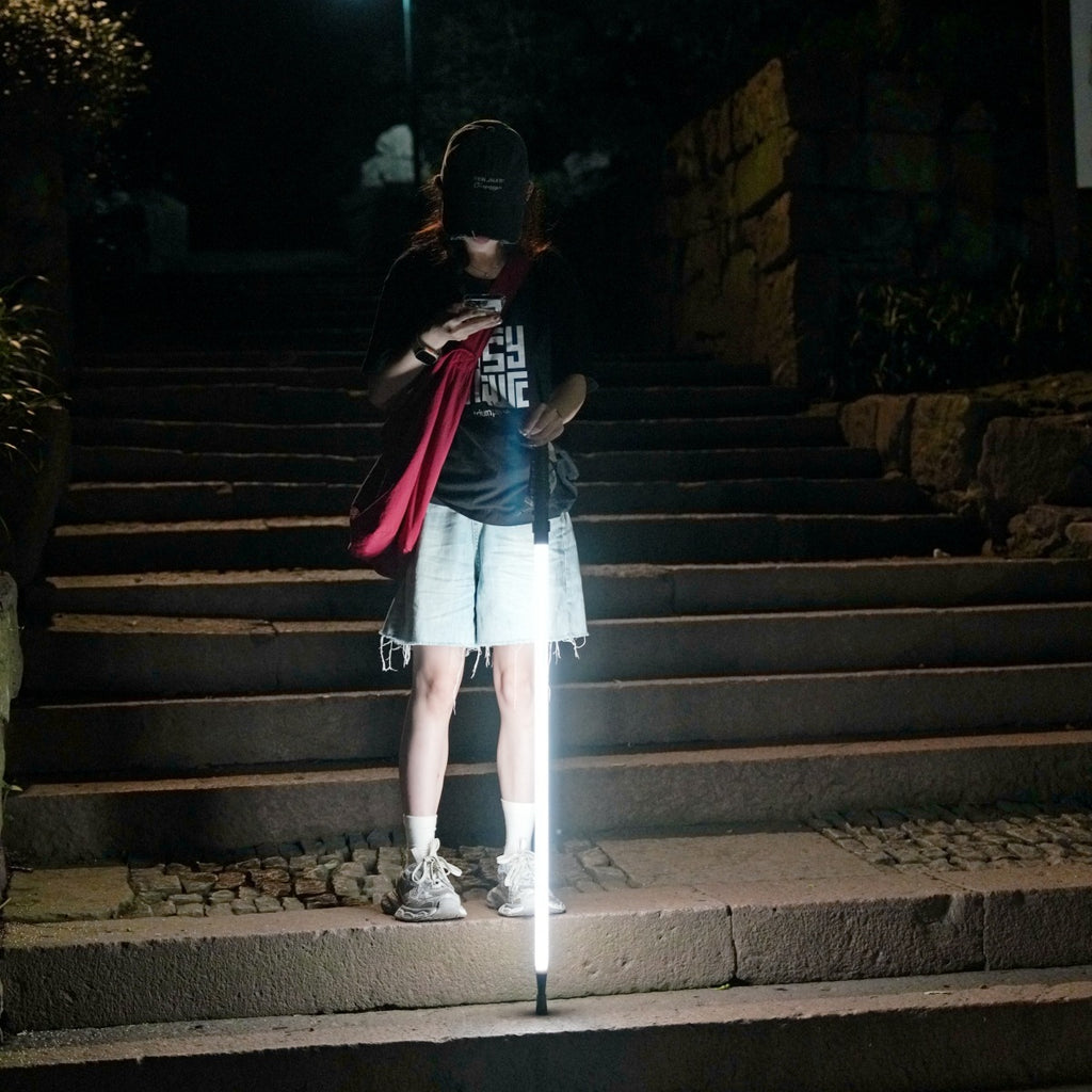 Luminous Trekking Poles with LED Light