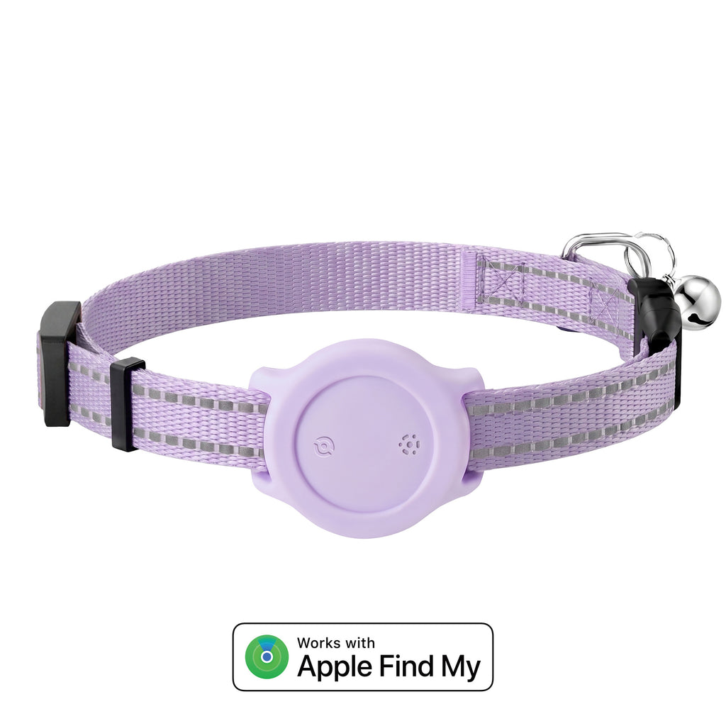 Reflective collar for pet tracking and positioning