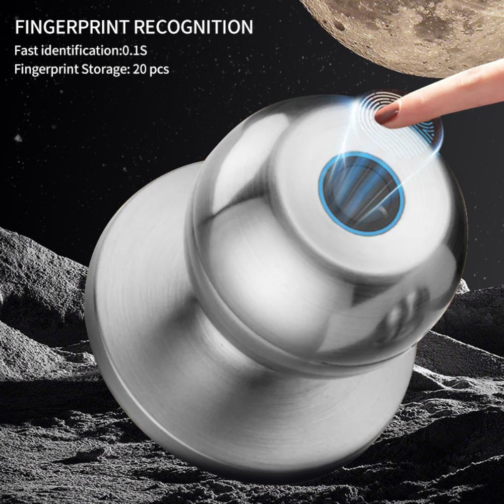 Intelligent spherical fingerprint lock