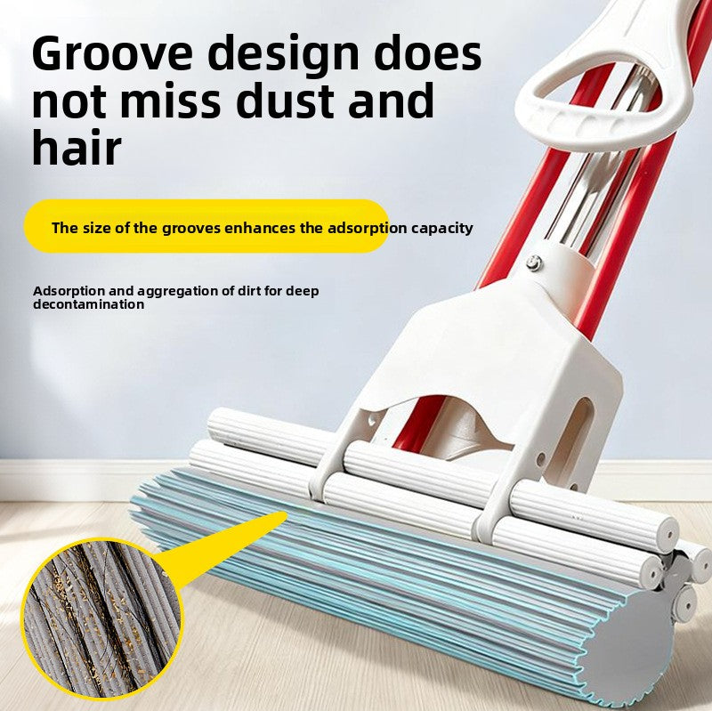 Replacement Sponge Mop Head with Roller Squeezer