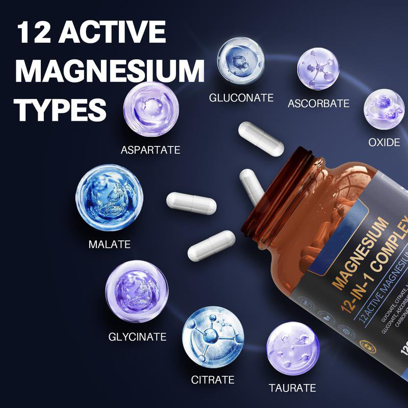 Magnesium Complex Supplement Capsules