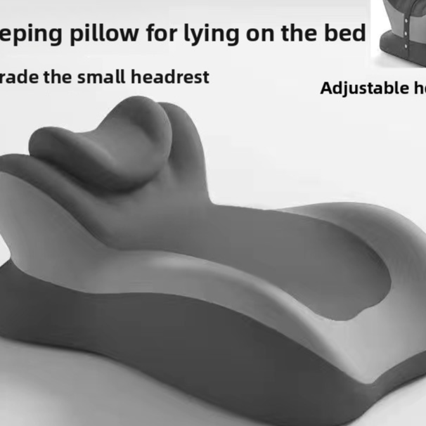 Memory foam side-sleeping pillow