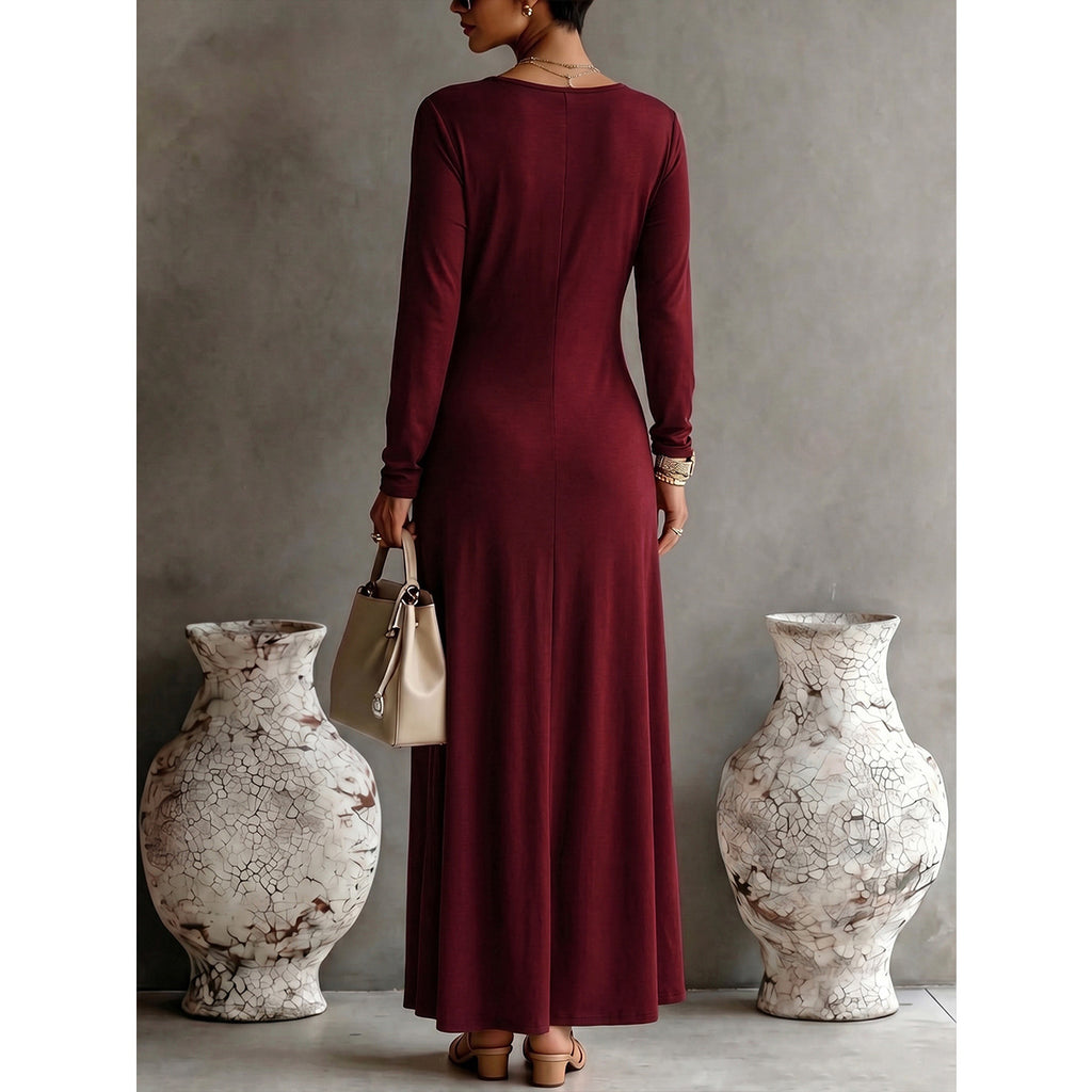 Plus Size Long Sleeve Formal Bodycon Dress