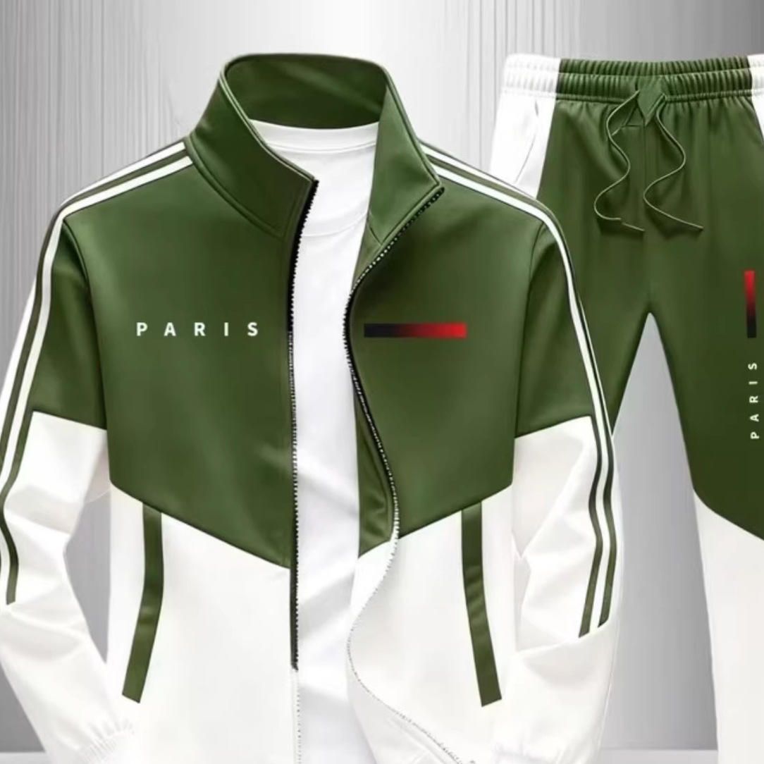 Zippered pants for casual wear, men's style