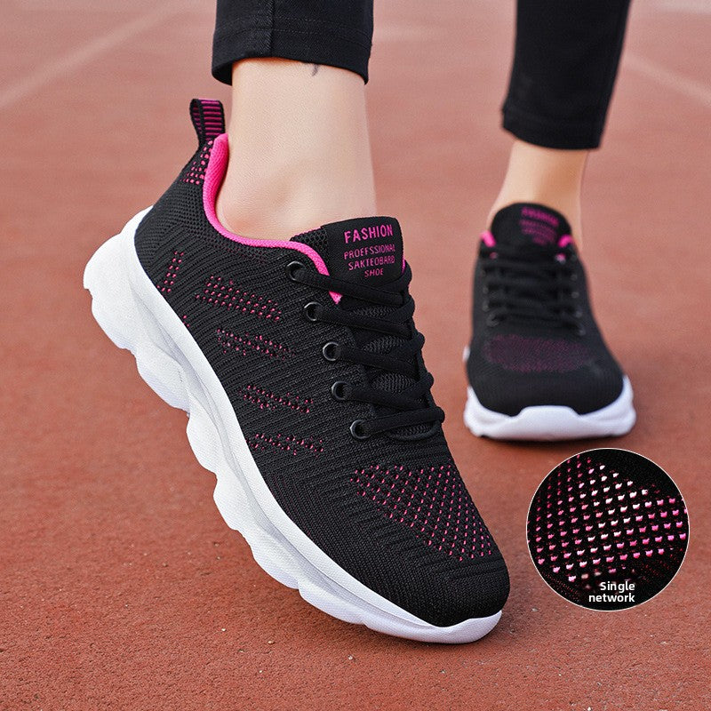 Womens Breathable Non-Slip Lightweight Running Sneakers
