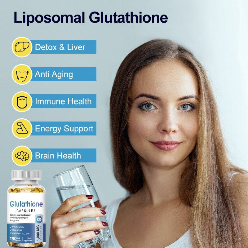Glutathione Softgel Capsules Nutritional Supplement
