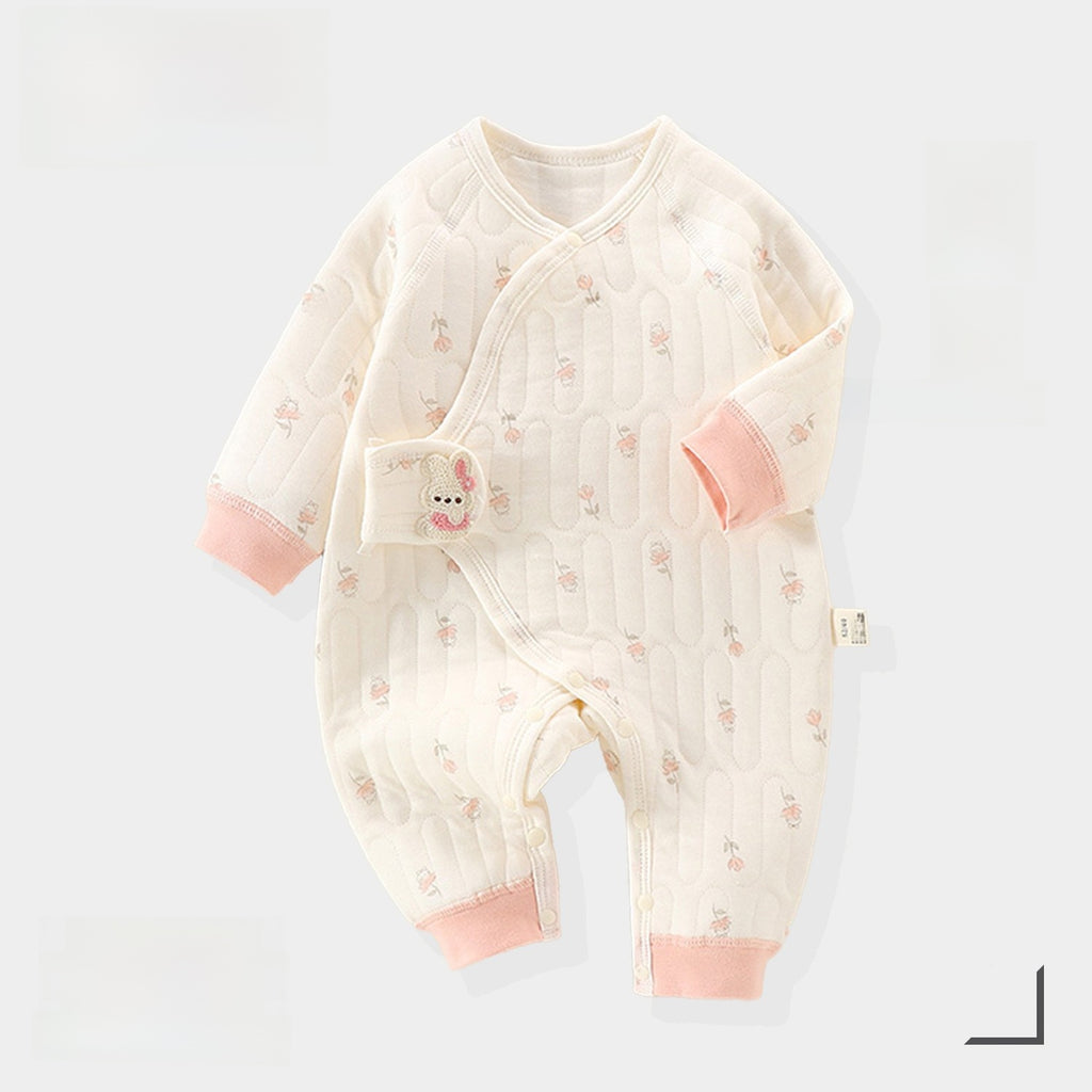 Baby Quilted Jumpsuit Winter Warm Clothing