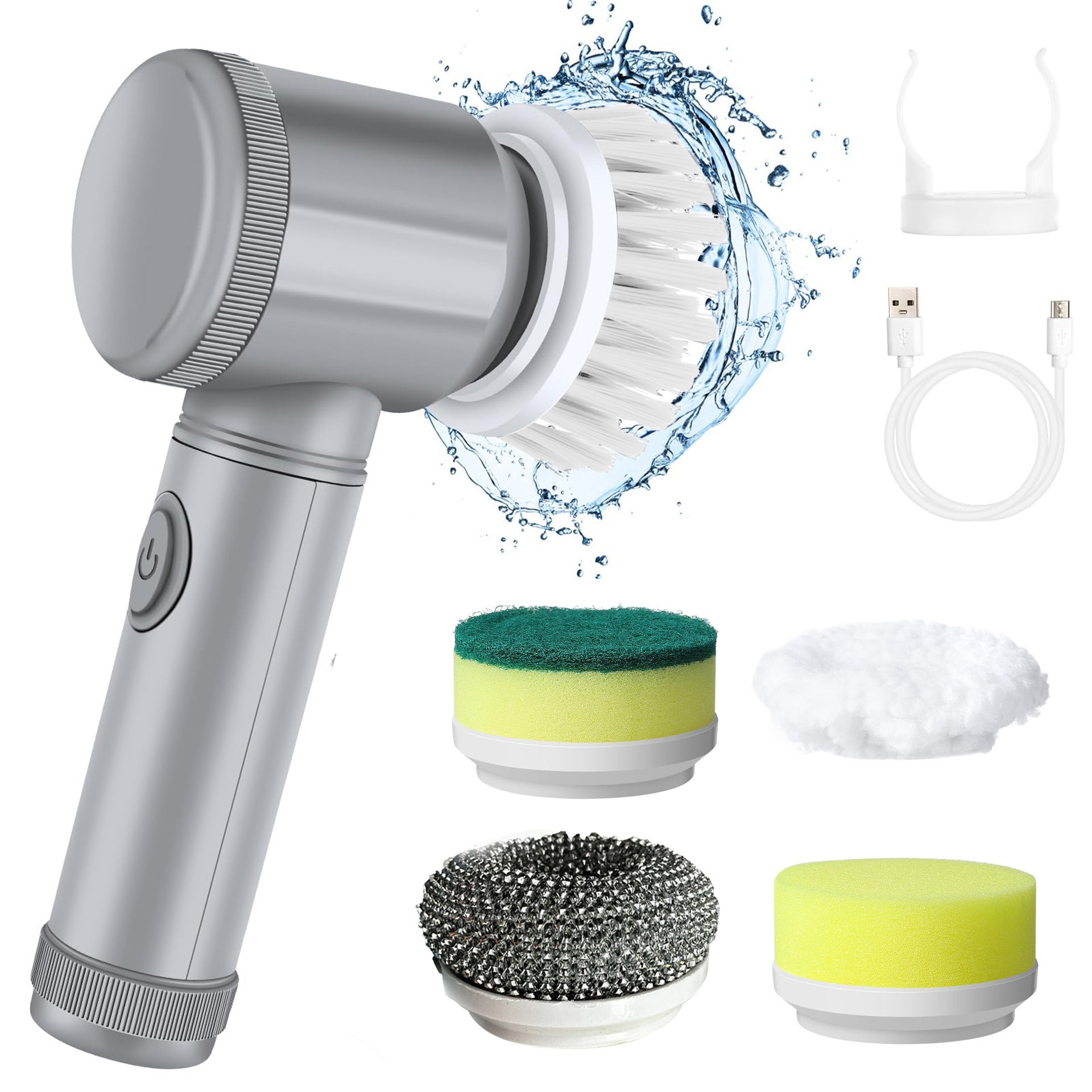 Dishwasher and pot cleaner with non-stick coating brush