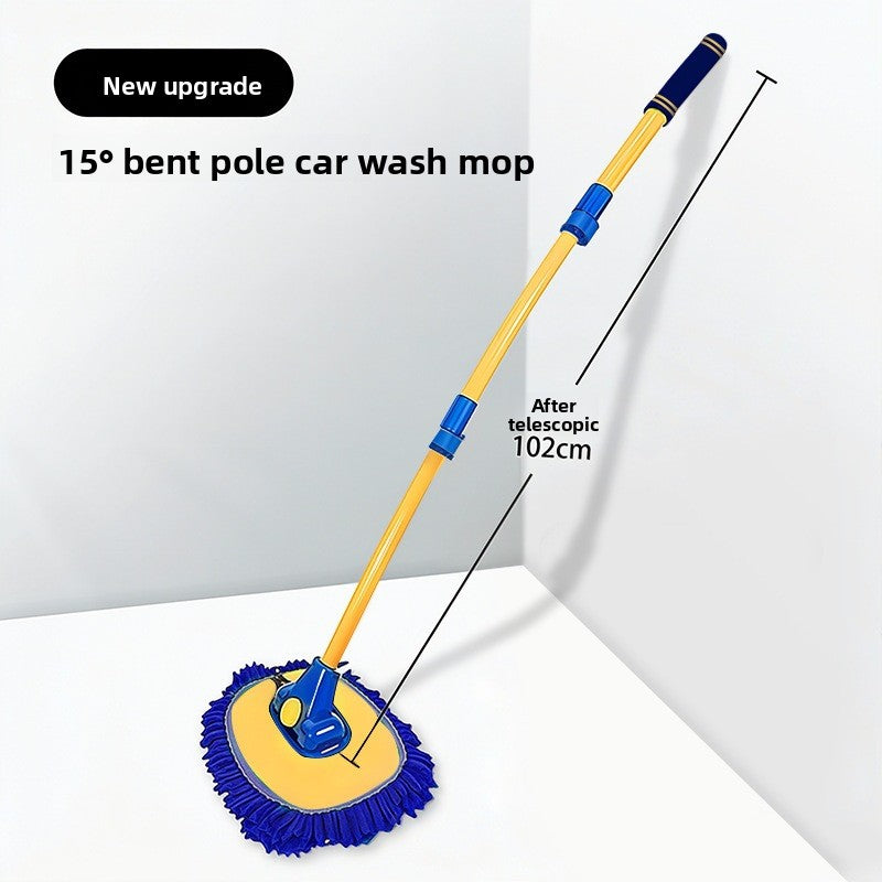 Telescopic Car Cleaning Brush with Soft Bristles