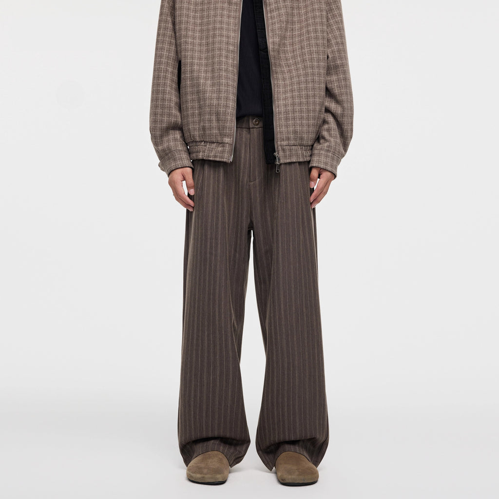 Retro Striped Loose Casual Pants for Men