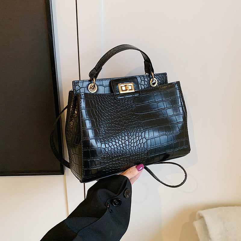 Textured PU Crossbody Bag with Phone Pocket